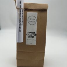 Backmischung Dinkel-Kräuter-Brot mit Rezeptkarte