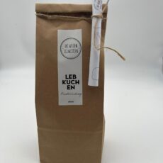 Lebkuchen Backmischung mit Rezeptkarte